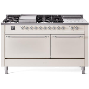 iLVE 60-inch Freestanding Dual Fuel Range UP60FSQNMPAWC IMAGE 1