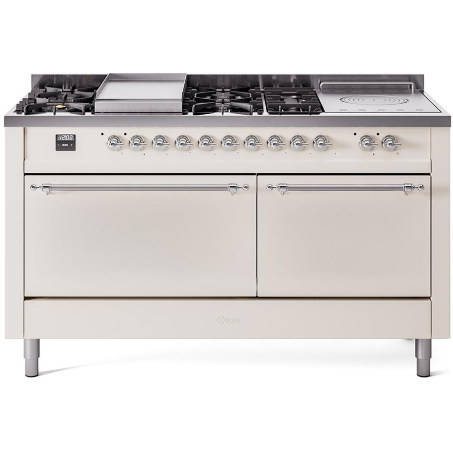 iLVE 60-inch Freestanding Dual Fuel Range UP60FSQNMPAWC IMAGE 1