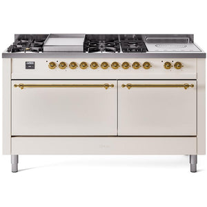 iLVE 60-inch Freestanding Dual Fuel Range UP60FSQNMPAWGLP IMAGE 1