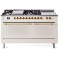 iLVE 60-inch Freestanding Dual Fuel Range UP60FSQNMPAWGLP IMAGE 1