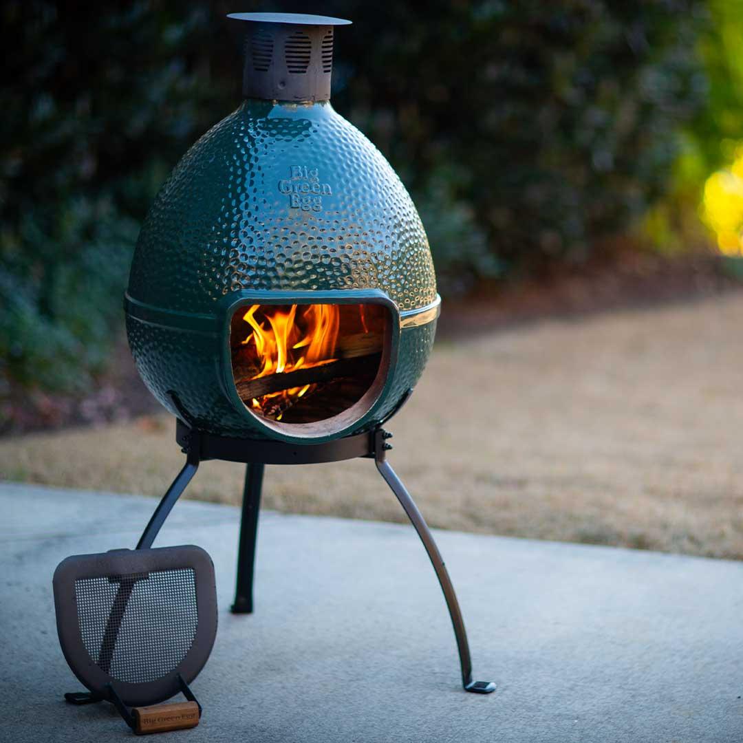 Big Green Egg Chiminea 131348 IMAGE 2