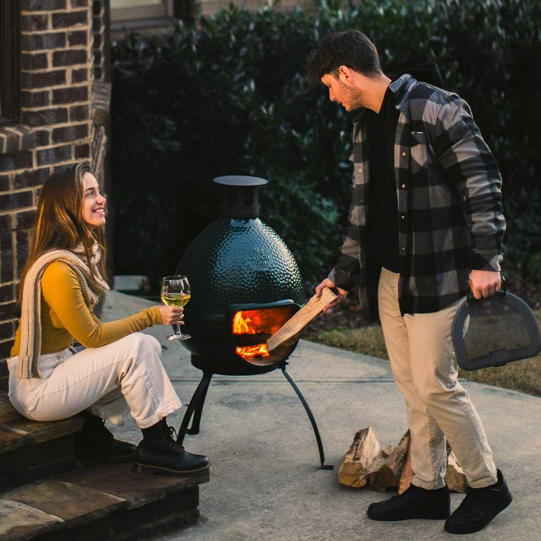 Big Green Egg Chiminea 131348 IMAGE 4