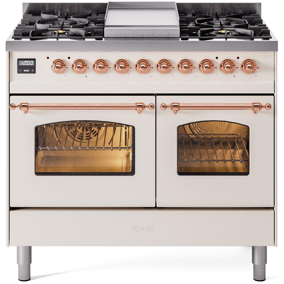 iLVE 40-inch Freestanding Dual Fuel Range UPD40FNMPAWPLP IMAGE 1