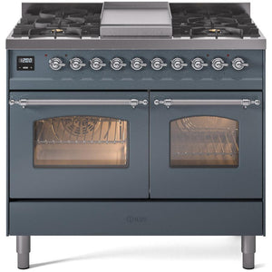 iLVE 40-inch Freestanding Dual Fuel Range UPD40FNMPBGCLP IMAGE 1