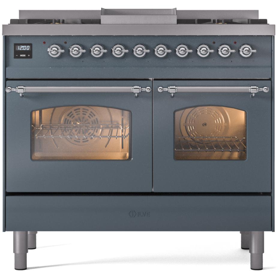 iLVE 40-inch Freestanding Dual Fuel Range UPD40FNMPBGCLP IMAGE 2