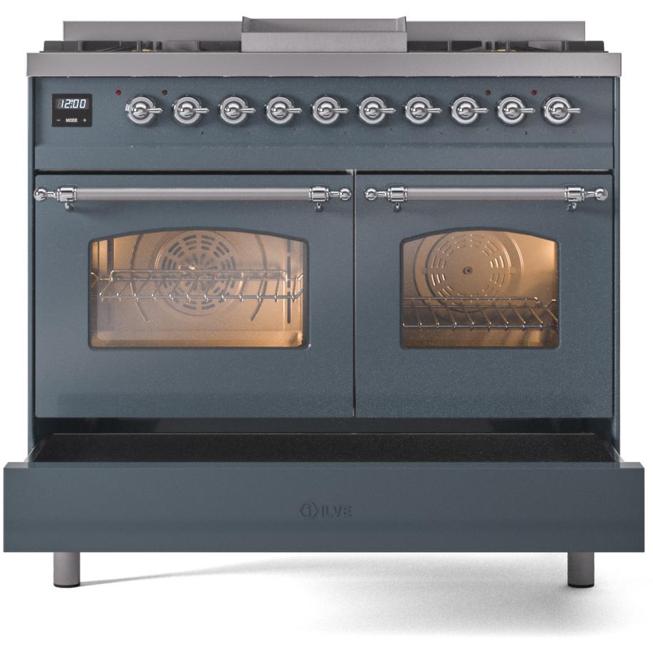 iLVE 40-inch Freestanding Dual Fuel Range UPD40FNMPBGCLP IMAGE 6