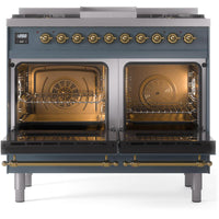 iLVE 40-inch Freestanding Dual Fuel Range UPD40FNMPBGGLP IMAGE 3