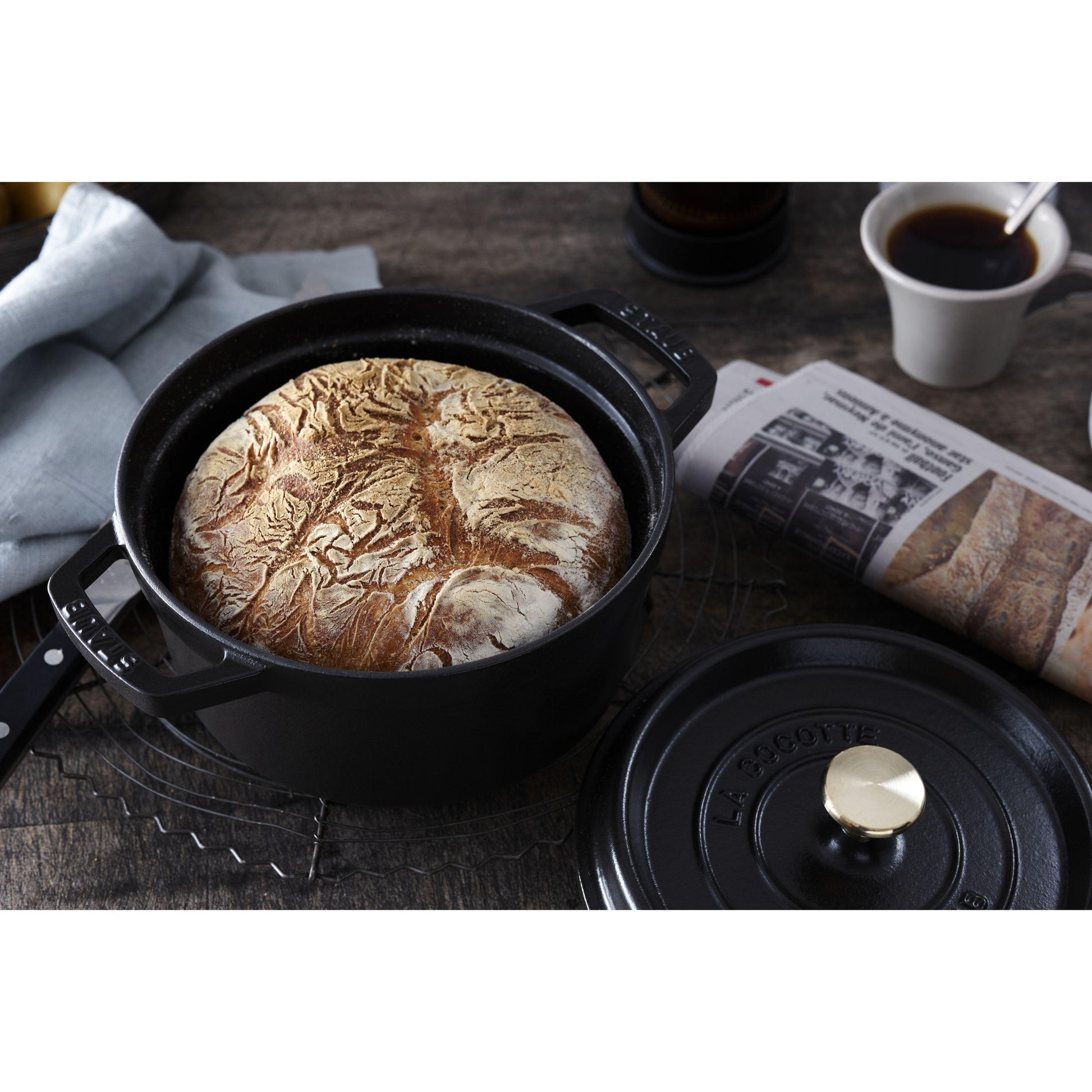 Staub 1.25 Liter Cast Iron Round Cocotte 1004057 IMAGE 6