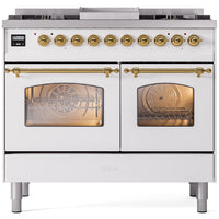 iLVE 40-inch Freestanding Dual Fuel Range UPD40FNMPWHGLP IMAGE 2