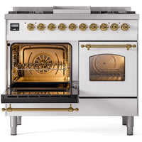 iLVE 40-inch Freestanding Dual Fuel Range UPD40FNMPWHGLP IMAGE 4