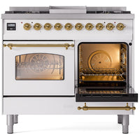 iLVE 40-inch Freestanding Dual Fuel Range UPD40FNMPWHGLP IMAGE 5