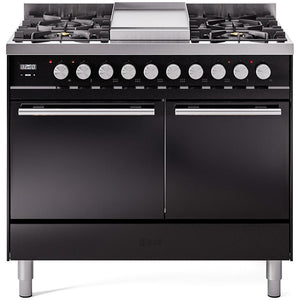 iLVE 40-inch Freestanding Dual Fuel Range UPD40FQMPBKLP IMAGE 1