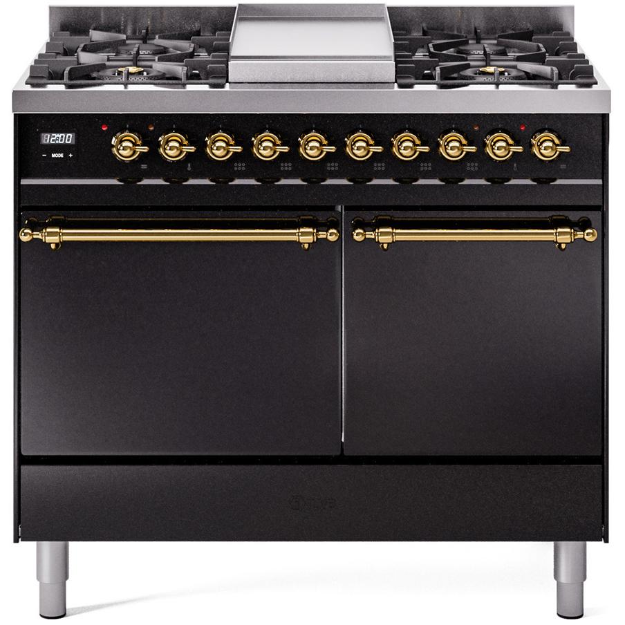 iLVE 40-inch Freestanding Dual Fuel Range UPD40FQNMPBKG IMAGE 1
