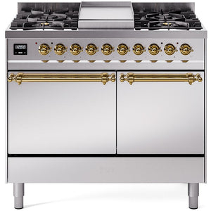 iLVE 40-inch Freestanding Dual Fuel Range UPD40FQNMPSSGLP IMAGE 1