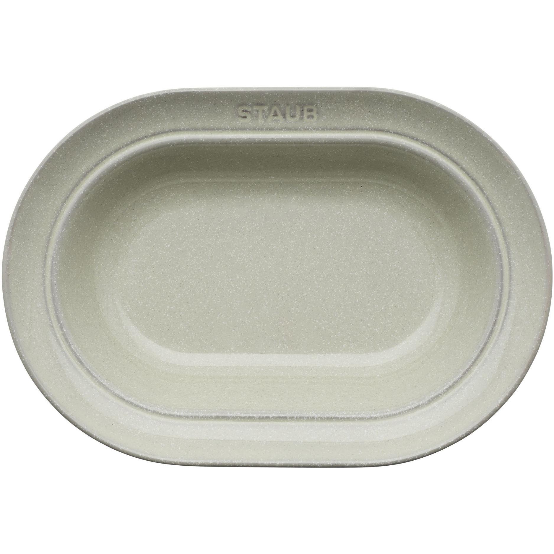 Staub 25 cm ceramic oval serving dish 40508-191 IMAGE 2