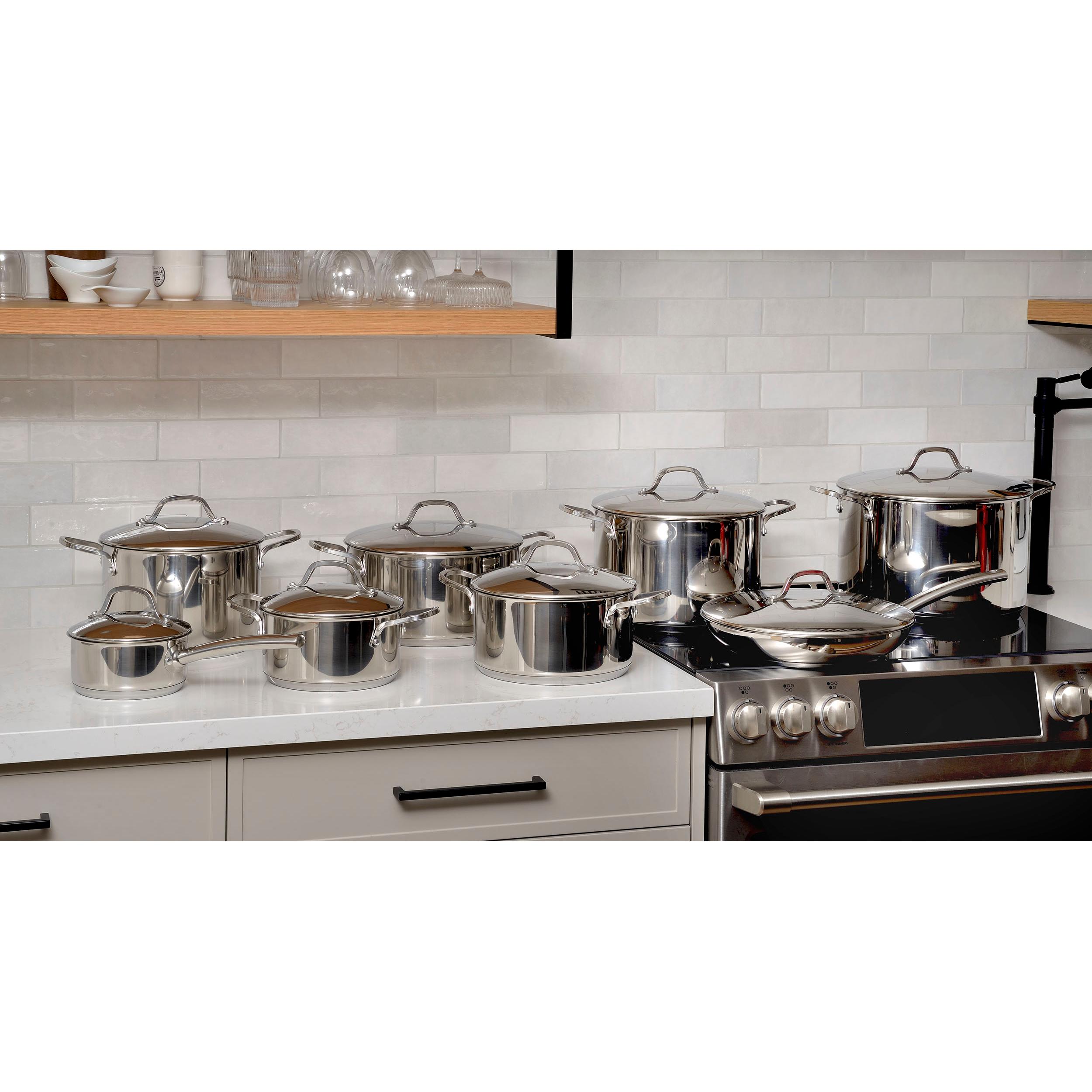 VeV Vigano 16-Piece Nuova Kontessa Cookware Set VEVITALIANO16 IMAGE 7
