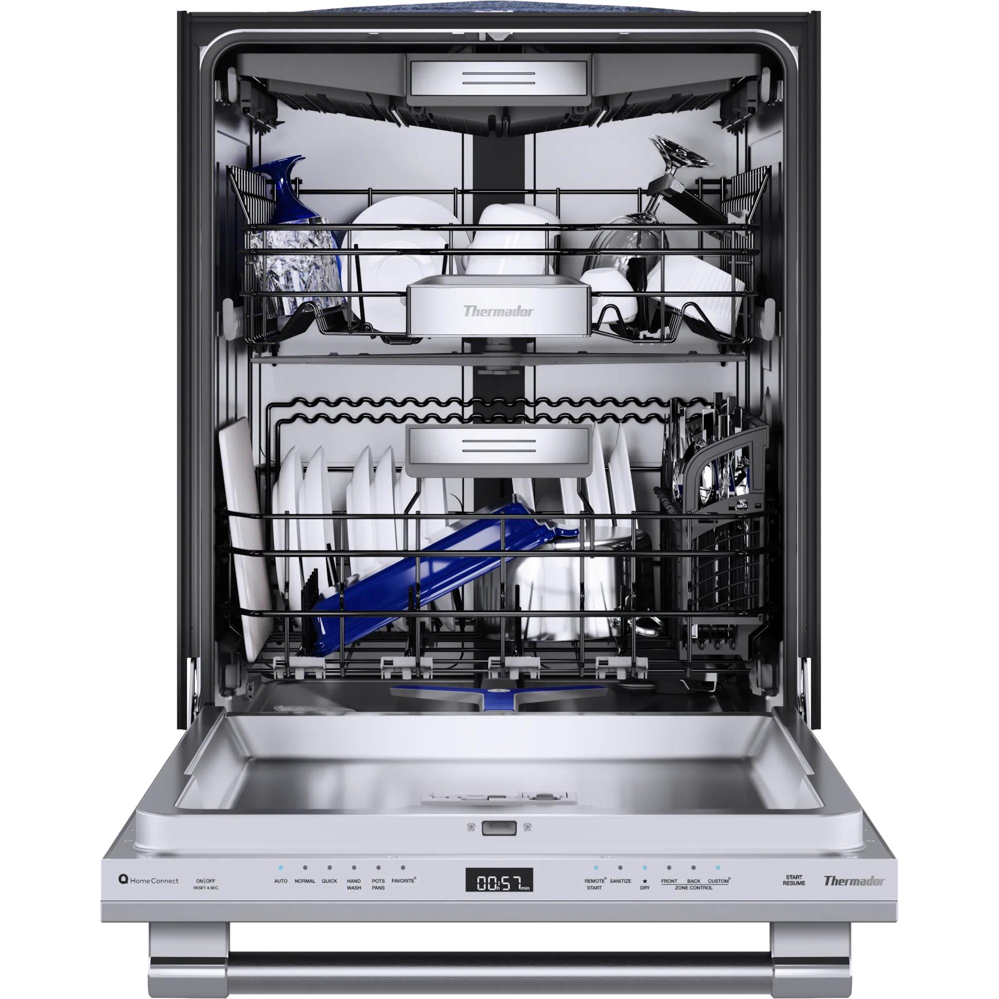 Thermador 24-inch Built-in Dishwasher with Professional Handle DWHD661EFP IMAGE 2