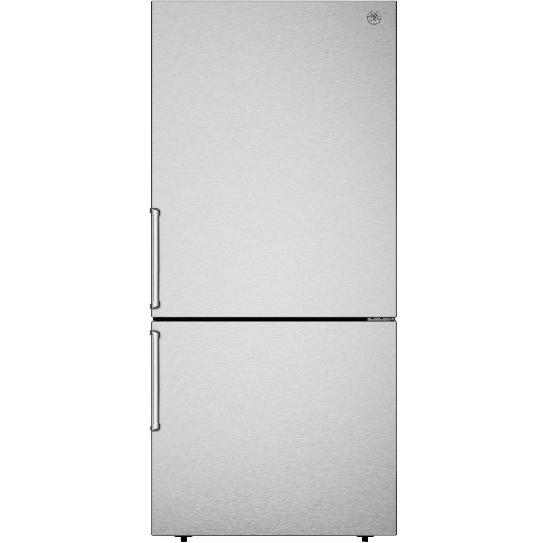Bertazzoni 31-inch Bottom Freezer Refrigerator with Master handle REF31BMFIXNV IMAGE 1