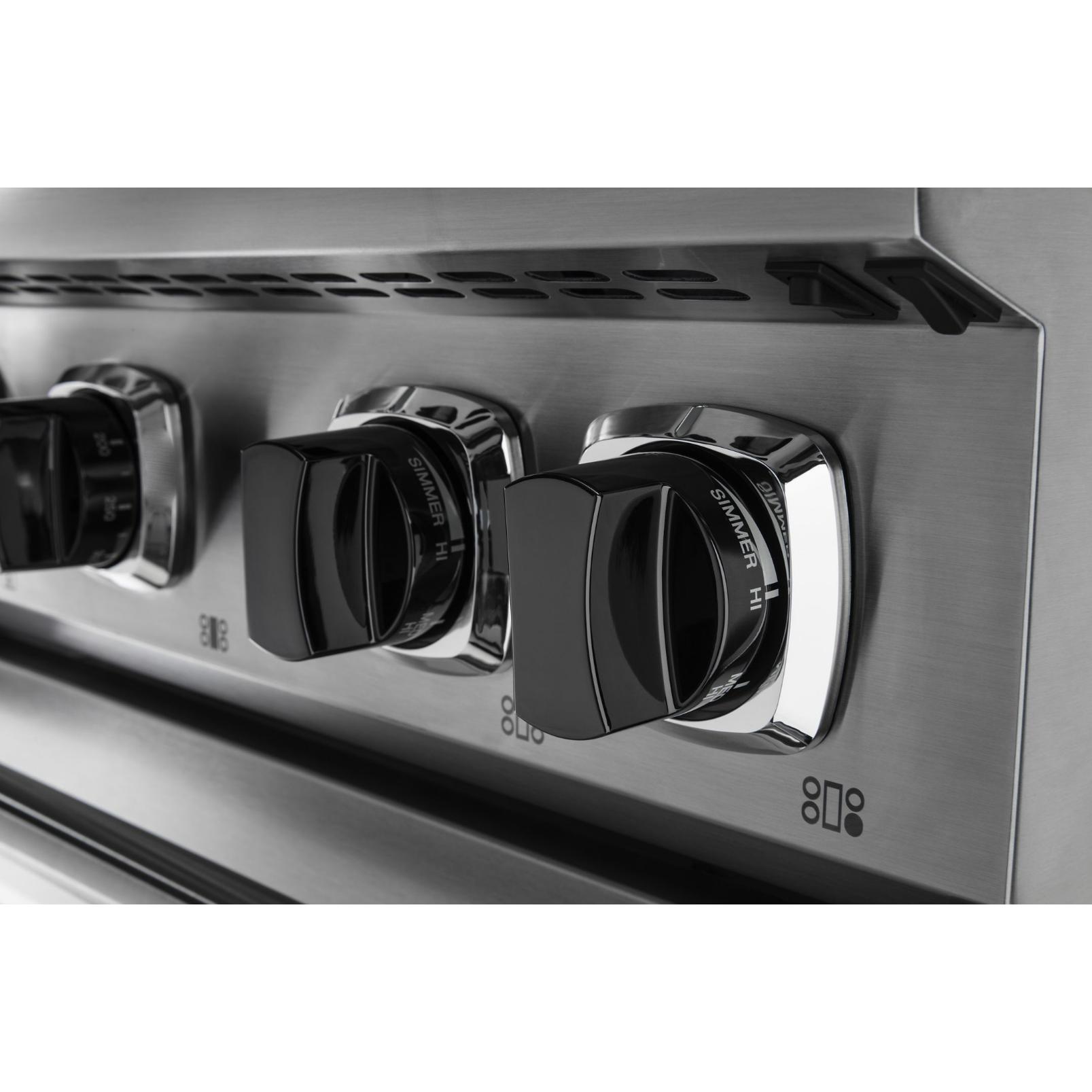 Viking 36-inch Freestanding Dual-Fuel Range with Elevation Burners™ CVDR7362-4GNALP IMAGE 2