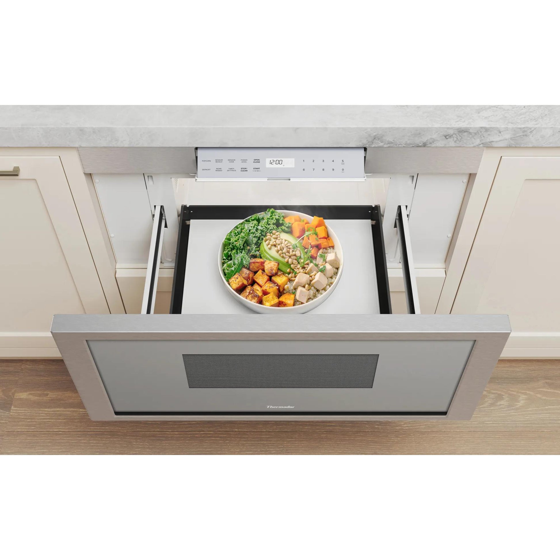 Thermador 30-inch 1.2 cu. ft. Microdrawer ® Microwave with Wi-Fi Enabled MD30BS IMAGE 3