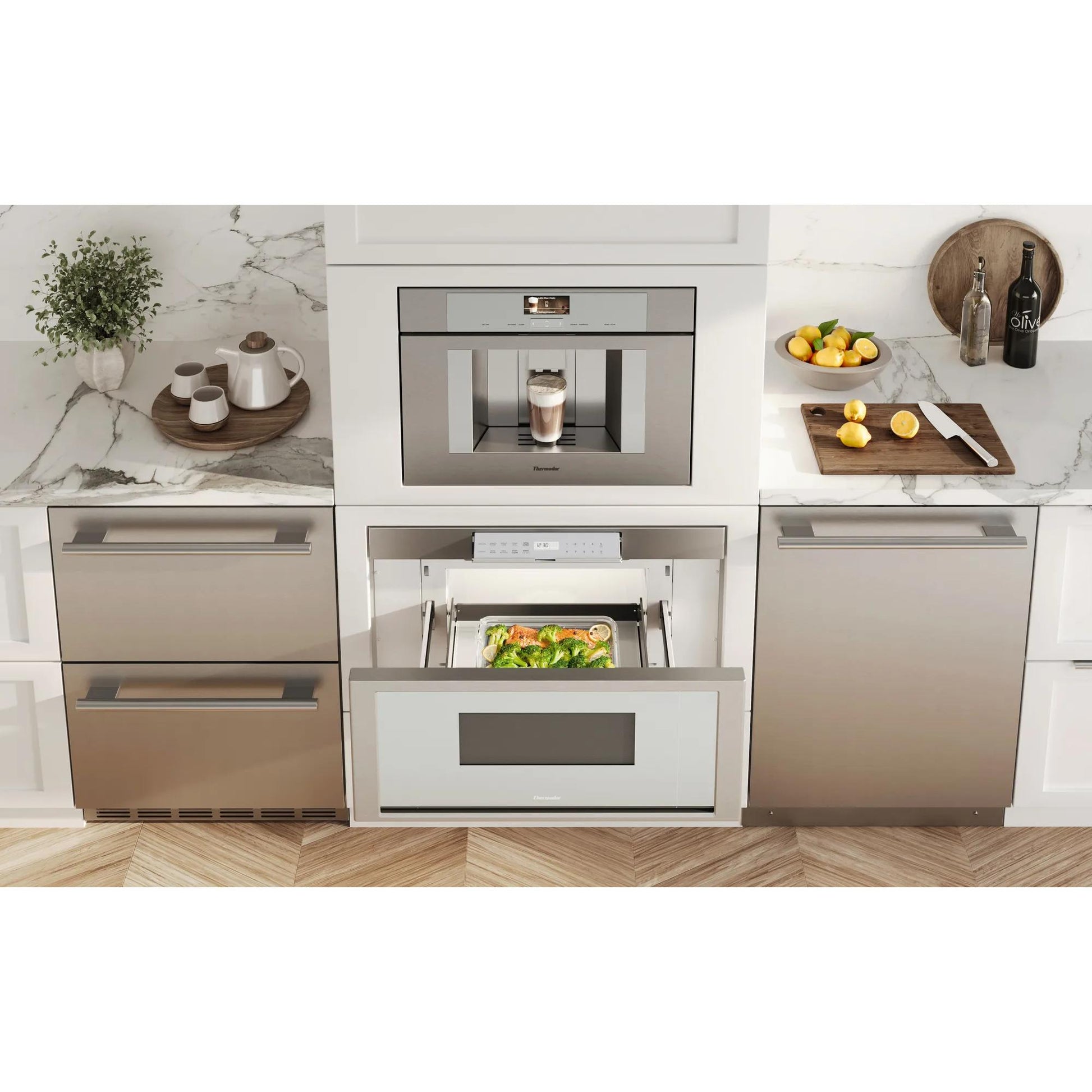 Thermador 30-inch 1.2 cu. ft. Microdrawer ® Microwave with Wi-Fi Enabled MD30BS IMAGE 5
