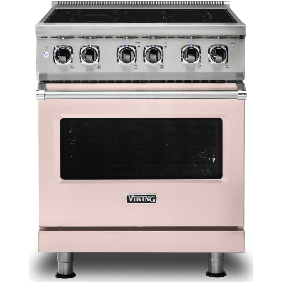 Viking 30-inch Freestanding Electric Range with SoftLit™ LED Lights CVER5301-4BBH IMAGE 1