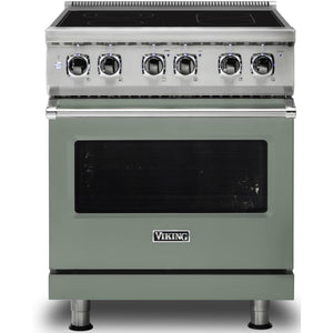 Viking 30-inch Freestanding Electric Range with SoftLit™ LED Lights CVER5301-4BEU IMAGE 1