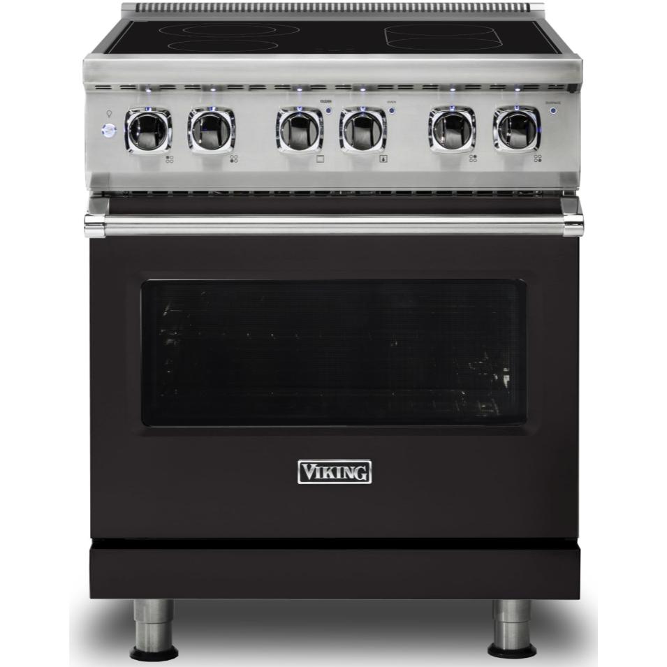 Viking 30-inch Freestanding Electric Range with SoftLit™ LED Lights CVER5301-4BON IMAGE 1