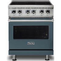 Viking 30-inch Freestanding Electric Range with SoftLit™ LED Lights CVER5301-4BSQ IMAGE 1