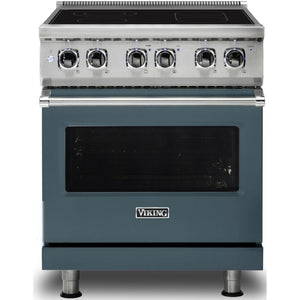 Viking 30-inch Freestanding Electric Range with SoftLit™ LED Lights CVER5301-4BSQ IMAGE 1