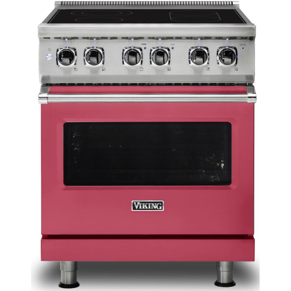 Viking 30-inch Freestanding Electric Range with SoftLit™ LED Lights CVER5301-4BVA IMAGE 1