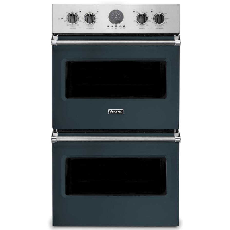 Viking 30-inch 9.4 cu.ft. Built-in Wall Double Oven with TruConvec™ Convection VDOE530SQ IMAGE 1