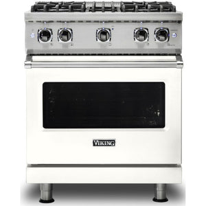 Viking 30-inch Freestanding Gas Range with VariSimmer™ VGR530-4BPW IMAGE 1