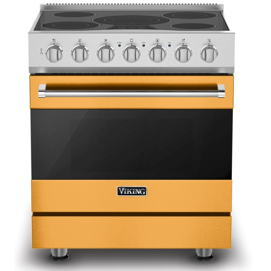 Viking 30-inch Freestanding Electric Range with Vari-Speed Dual Flow™ Convection CRVER3301-5BDA IMAGE 1