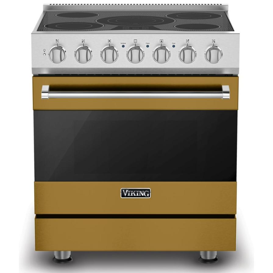Viking 30-inch Freestanding Electric Range with Vari-Speed Dual Flow™ Convection CRVER3301-5BGH IMAGE 1