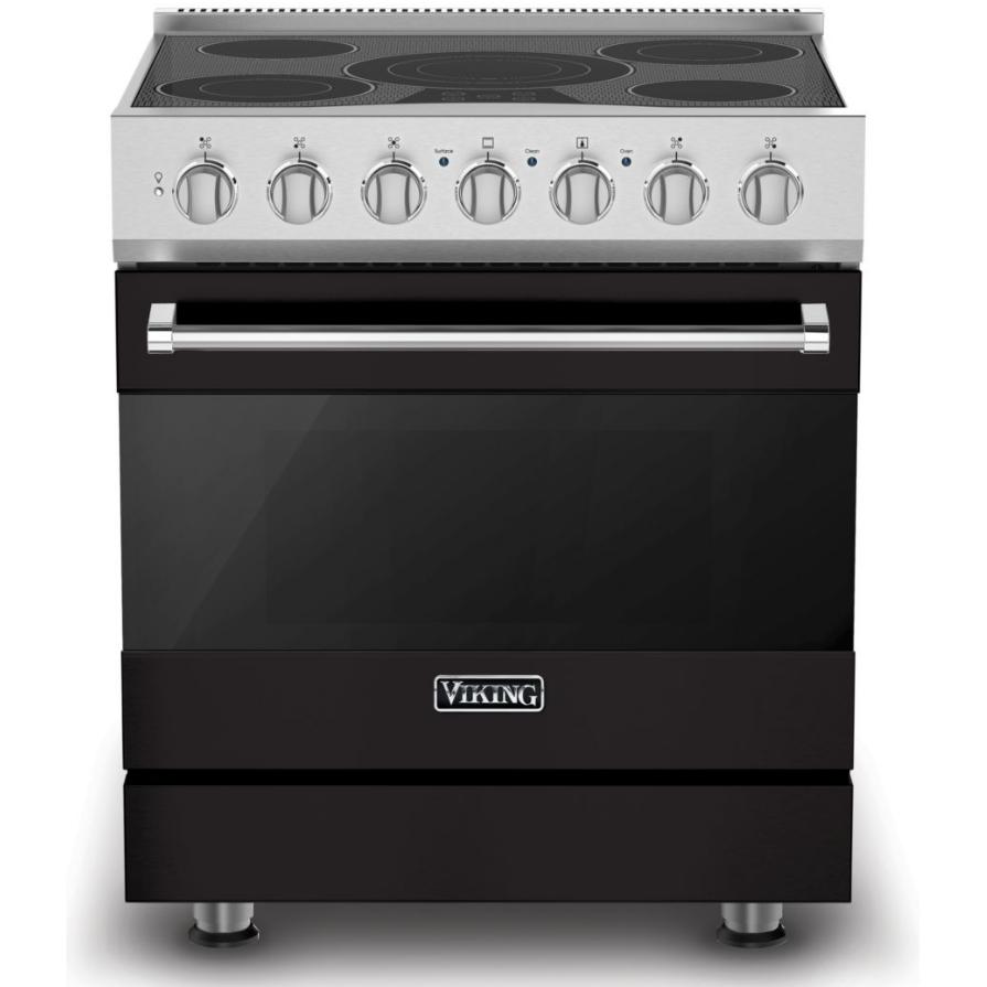 Viking 30-inch Freestanding Electric Range with Vari-Speed Dual Flow™ Convection CRVER3301-5BON IMAGE 1