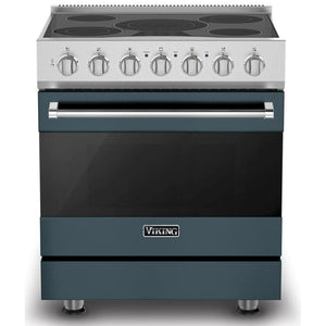 Viking 30-inch Freestanding Electric Range with Vari-Speed Dual Flow™ Convection CRVER3301-5BSQ IMAGE 1