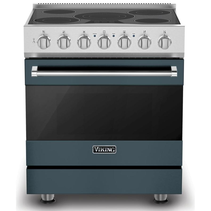 Viking 30-inch Freestanding Electric Range with Vari-Speed Dual Flow™ Convection CRVER3301-5BSQ IMAGE 1