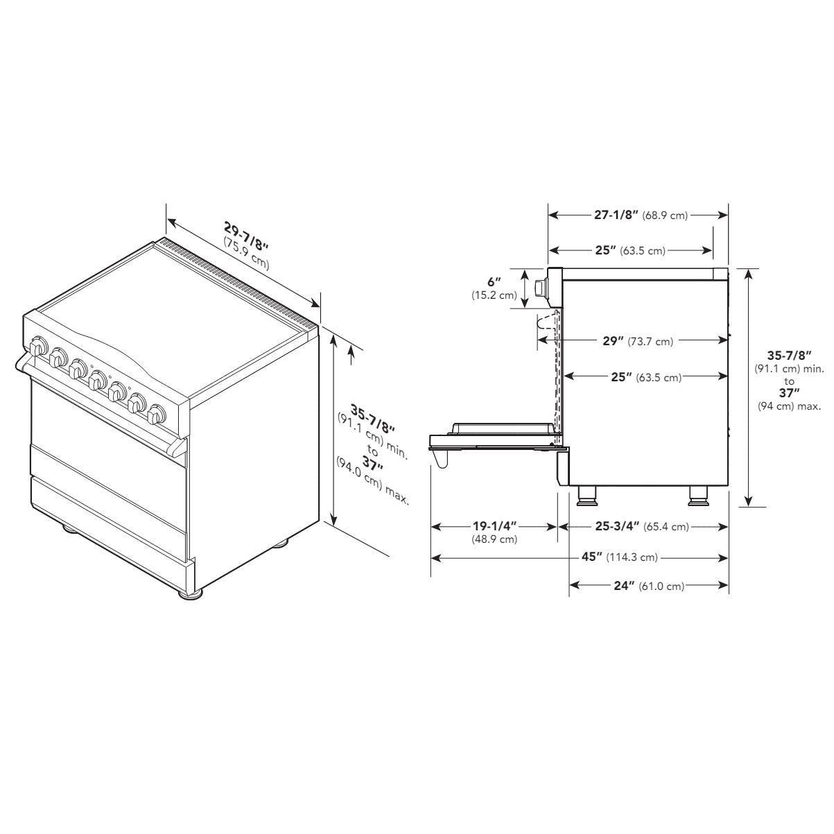 Viking 30-inch Freestanding Induction Range CRVIR330-4BEU IMAGE 4