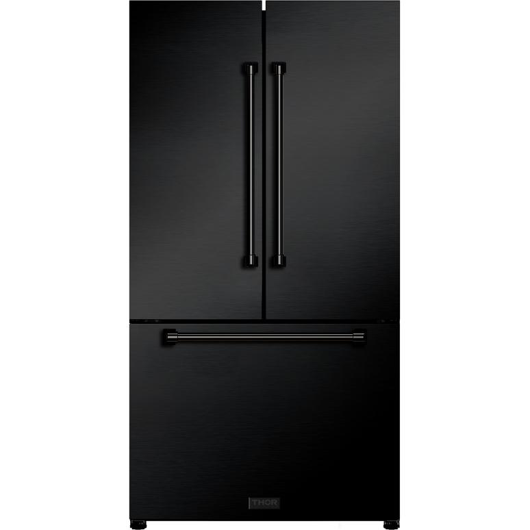 Thor Kitchen 36-inch, 20.3 cu. ft. Counter-Depth French 3-Door Refrigerator with Ice Maker RF3621CTD00 IMAGE 1