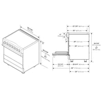 Viking 30-inch Freestanding Induction Range CRVIR330-4BNA IMAGE 4