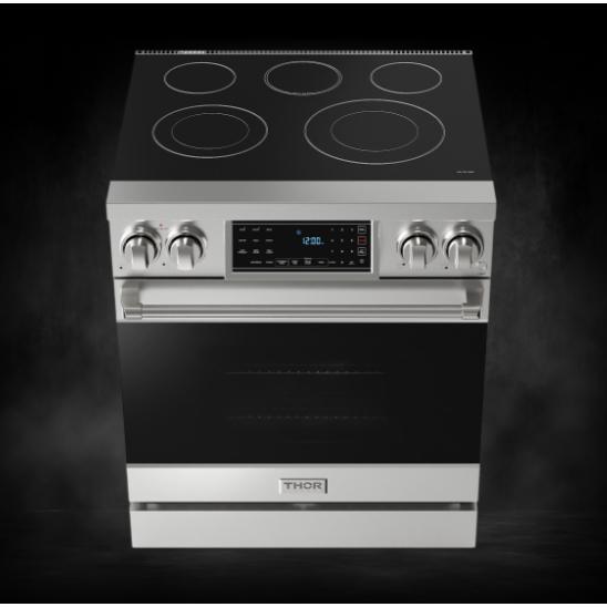 Thor Kitchen 30-inch Freestanding Electric Range with Tilt Panel RSE30 IMAGE 2