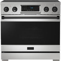 Thor Kitchen 36-inch Freestanding Electric Range with Tilt Panel RSE36-BLK IMAGE 1