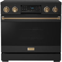 Thor Kitchen 36-inch Freestanding Electric Range with Tilt Panel RSE36B-BRZ IMAGE 1