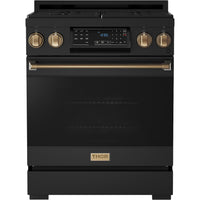 Thor Kitchen 30-inch Freestanding Gas Range with Tilt Panel RSG30B-BRZ IMAGE 1
