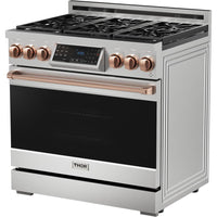 Thor Kitchen 36-inch Freestanding Gas Range with Tilt Panel RSG36-RSG IMAGE 5
