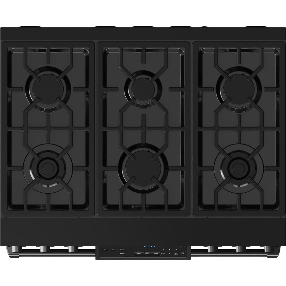 Thor Kitchen 36-inch Freestanding Gas Range with Tilt Panel RSG36B IMAGE 3