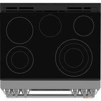 Café 30-inch Freestanding Electric Range with Wi-Fi CRS70XAWCS1 IMAGE 5