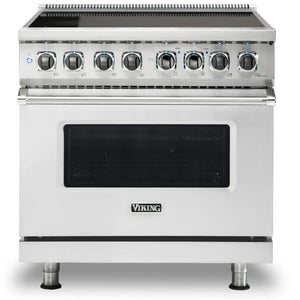 Viking 36-inch Freestanding Induction Range CVIR5362-6BSS IMAGE 1