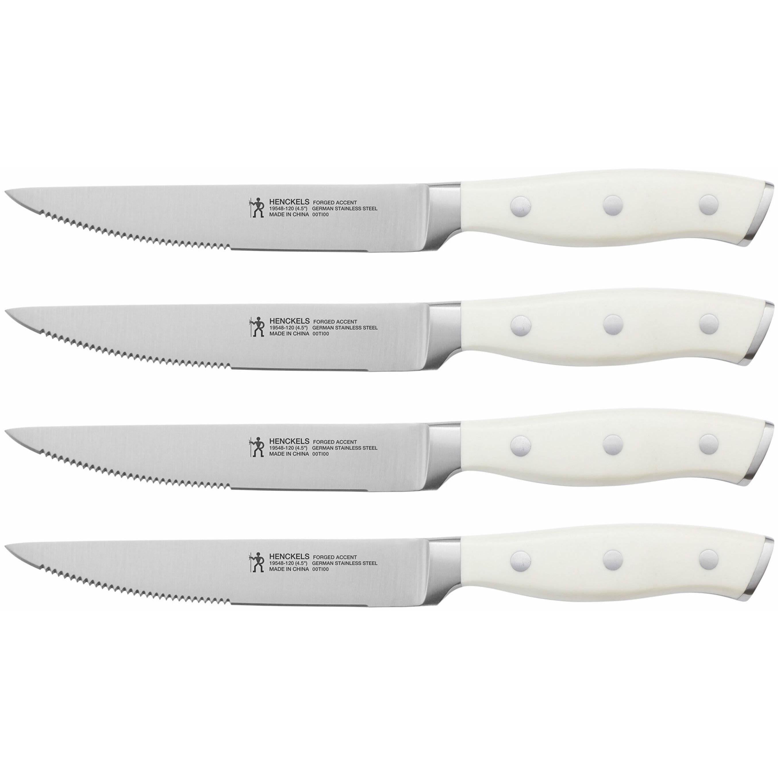 Henckels Forged Accent 4-Piece Steak Knife Set 1011266 IMAGE 1